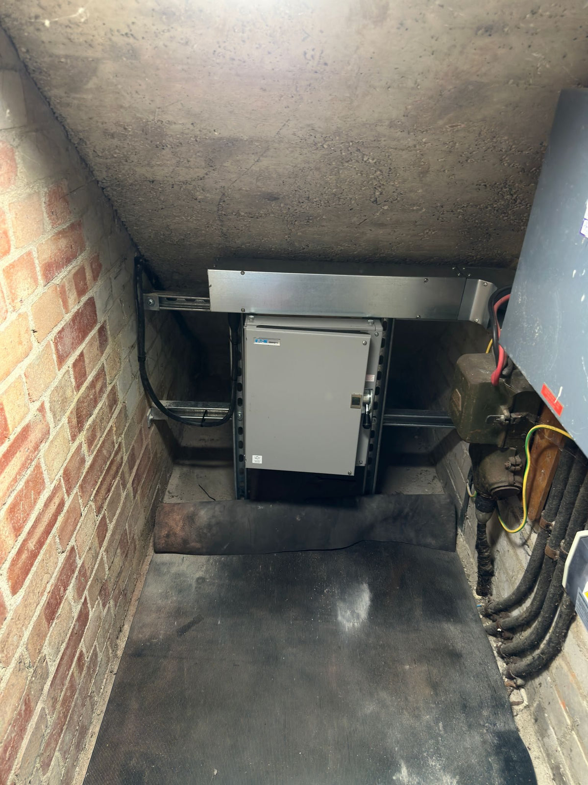 The finished intake room